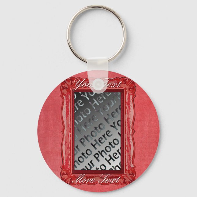 Red Frame Keychain (Front)
