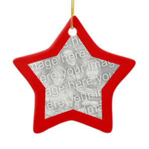 Red Frame Star Ornament
