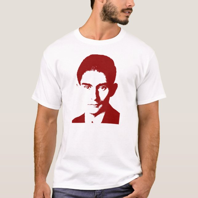 Red Franz Kafka T-Shirt (Front)