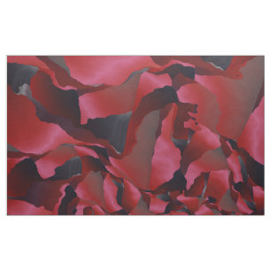 Red frayed abstraction fabric