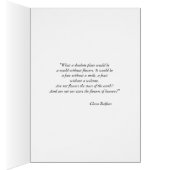 Red French Rose: Text on Flowers by Clara Balfour (Inside (Right))