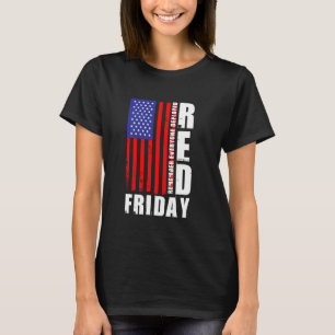 Red Friday Honor The Veterans 2021i Appreciation Q T-Shirt