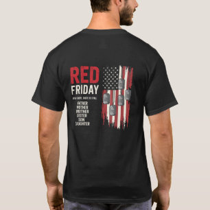 Red Friday Military Family Remember Everyone T-Shirt