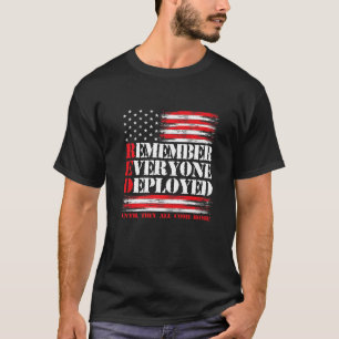 Red Friday Military On Friday We Wear Red American T-Shirt