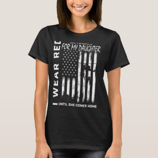 Red Friday Military Remember Everyone Deployed Dau T-Shirt