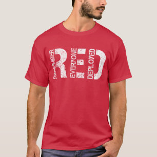 Red Friday Military Remember Everyone Deployed T-Shirt