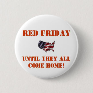 Red Friday - Red Pinback Button