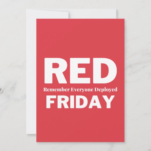Red friday remember everyone deployed (Front)