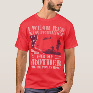 Red Friday Shirts For Veteran Military Brother
