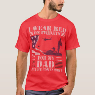 Red Friday Shirts For Veteran Military Dad