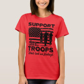 RED FRIDAY SUPPORT OUR TROOPS T-Shirt (Front)