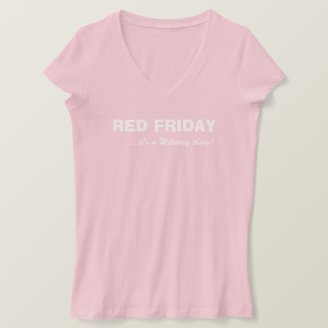 RED Friday T-Shirt (Design Front)