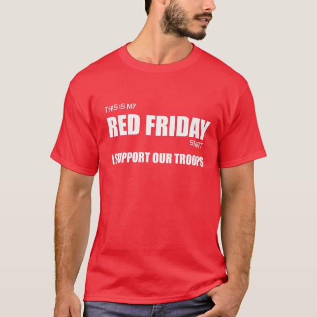 Red Friday T-Shirt (Front)