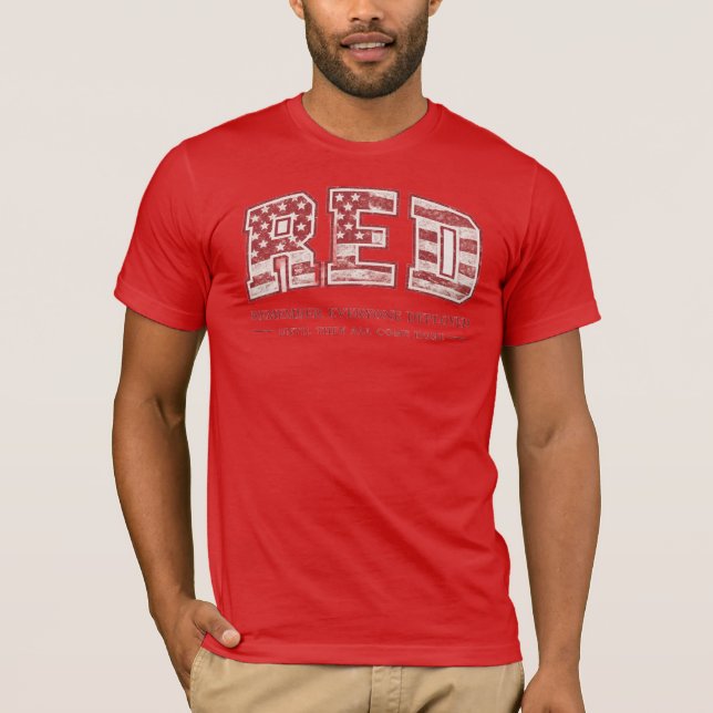 RED Friday T-Shirt - Remember Everyone Deployed -  (Front)