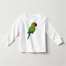 Birdorable Red-fronted Macaw Toddler Long Sleeve T-Shirt