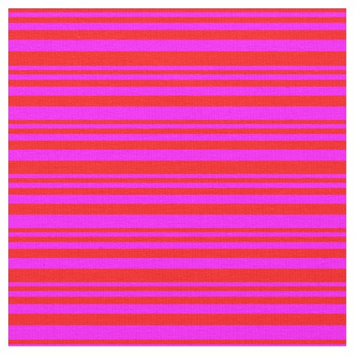 Red & Fuchsia Lined Pattern Fabric