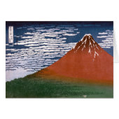 Red Fuji, Aka Fujiyama Volcano Katsushika Hokusai (Front Horizontal)