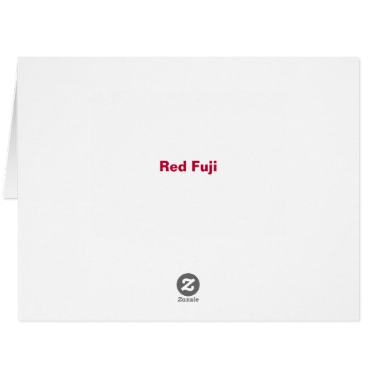 Red Fuji, Aka Fujiyama Volcano Katsushika Hokusai (Back Horizontal)