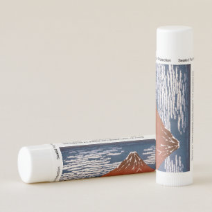 Red Fuji, Aka Fujiyama Volcano Katsushika Hokusai Lip Balm