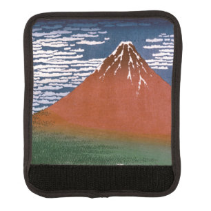 Red Fuji, Aka Fujiyama Volcano Katsushika Hokusai Luggage Handle Wrap