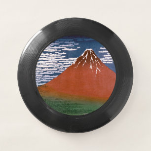 Red Fuji, Aka Fujiyama Volcano Katsushika Hokusai Wham-O Frisbee