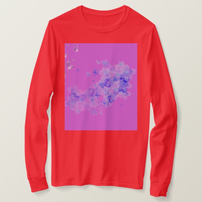 Red full sleeves  T-Shirt (Design Front)