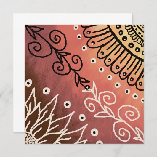 Red Funny Art Pattern (Front/Back)