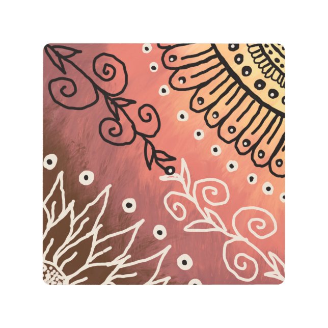 Red Funny Art Pattern (Front)