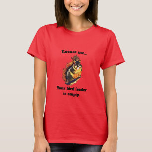 Red Funny Squirrel Women's T-Shirt