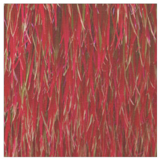 Red Fur Fabric