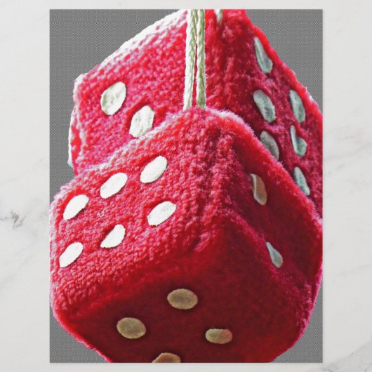 Red Fuzzy Dice (Front)