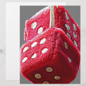 Red Fuzzy Dice (Front/Back)