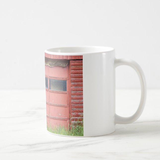 Red Garage Door Coffee Mug (Right)
