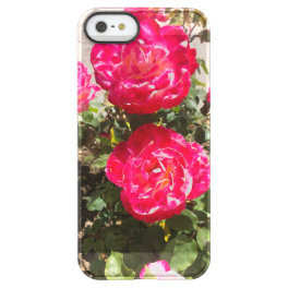 Red Garden Roses Permafrost iPhone SE/5/5s Case