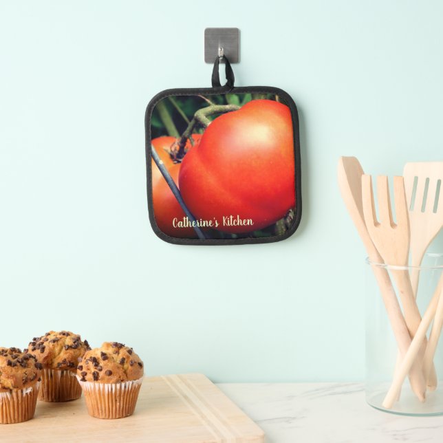 Red Garden Tomatoes Personalized  Pot Holder (Insitu(Hanging))