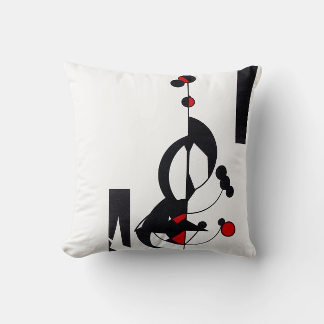 Red Geo Pillow (Front)