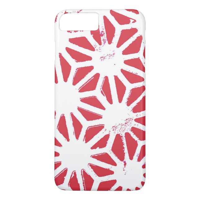 Red geometric pattern Case-Mate iPhone case (Back)