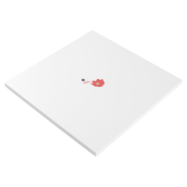 Red geranium petals are depicted in a clip art sty (3/4)