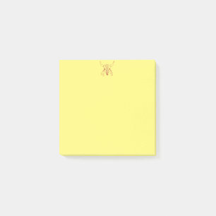 Red Ghost Dance Buffalo line yellow note pads