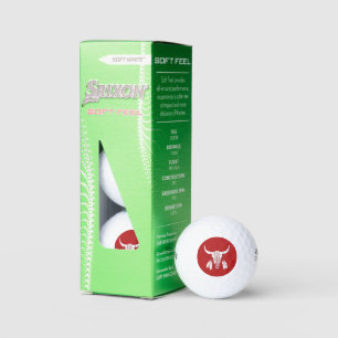 Red Ghost Dance Buffalo Srixon Soft golf balls