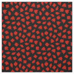 Red Ghost Happy Halloween Modern Fabric