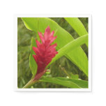 Red Ginger Flower (Alpinia) Tropical Napkins