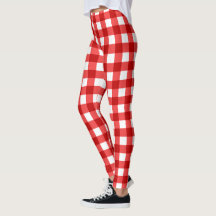 Red Gingham And Checkered Pattern