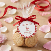 Red Gingham Baby Q Barbecue Baby Shower