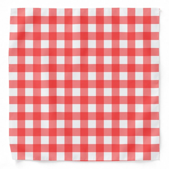 Red Gingham Bandana (Front)