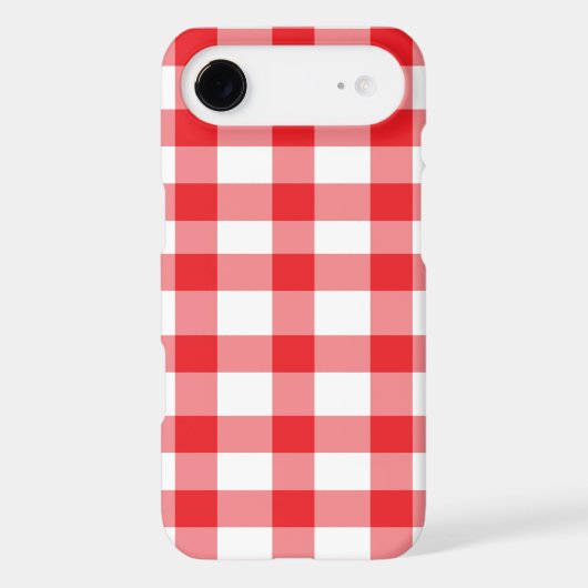 Red Gingham Case-Mate iPhone Case (Back)