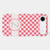 Red Gingham Case-Mate iPhone Case (Back (Horizontal))