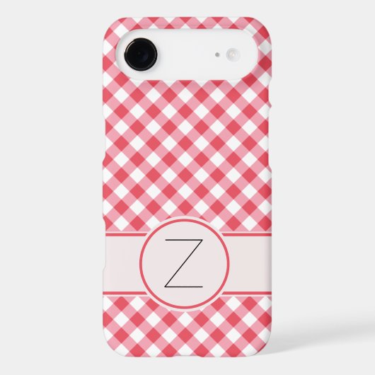 Red Gingham Case-Mate iPhone Case (Back)