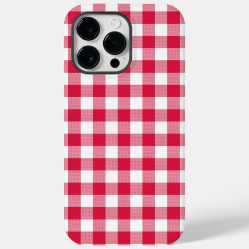 Red Gingham Case_Mate iPhone 14 Pro Max Case