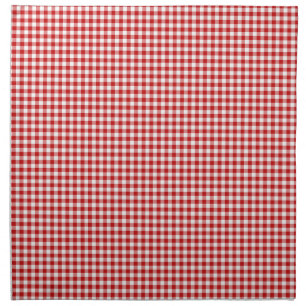 Red Gingham Cloth Napkin